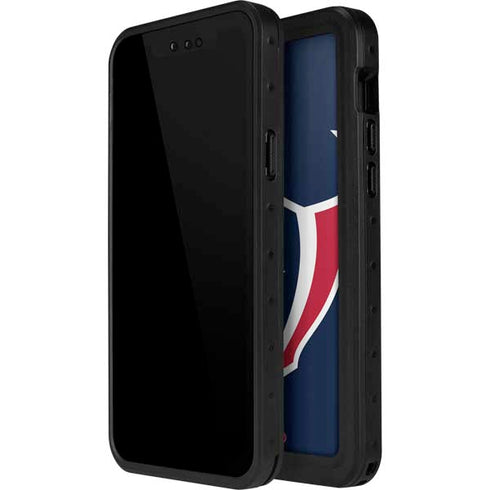 NFL Houston Texans Large Logo iPhone 14 Pro Waterproof Case