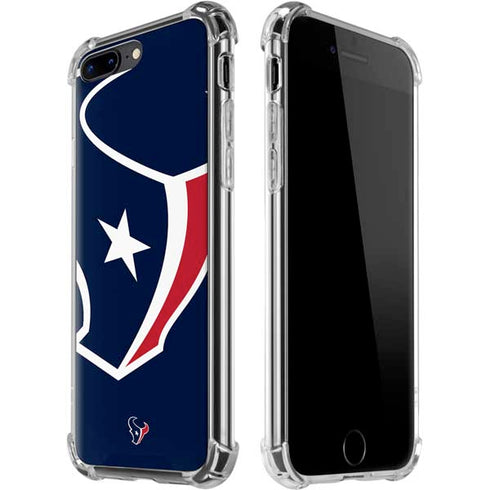 NFL Houston Texans Large Logo iPhone 7/8 Plus Clear Case