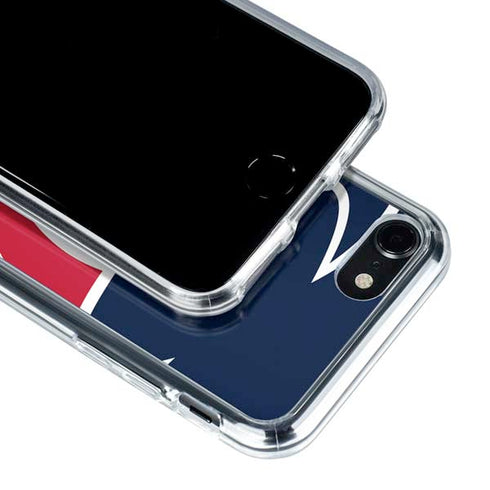NFL Houston Texans Large Logo iPhone SE (2nd & 3rd Gen) Clear Case