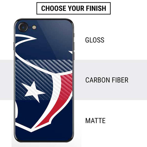 NFL Houston Texans Large Logo iPhone SE (2nd & 3rd Gen) Skin