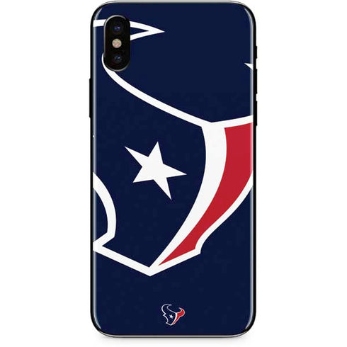 NFL Houston Texans Large Logo iPhone XS Max Skin