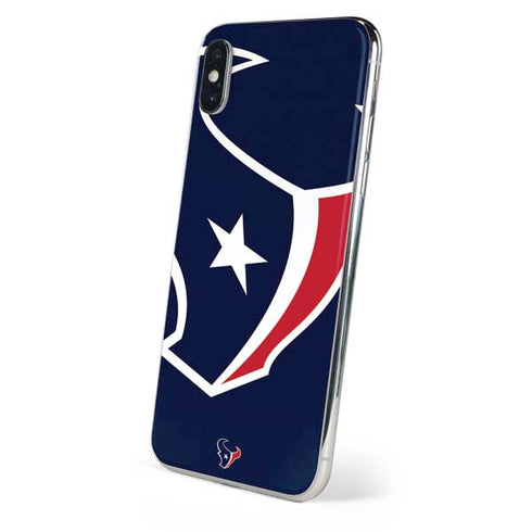 NFL Houston Texans Large Logo iPhone XS Skin
