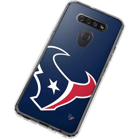 NFL Houston Texans Large Logo LG K51/Q51 Clear Case