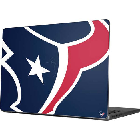 NFL Houston Texans Large Logo MacBook Pro 14in (2021-24) Skin