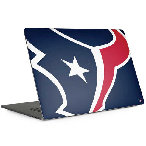 NFL Houston Texans Large Logo Apple MacBook Pro 15-inch Skin
