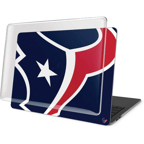NFL Houston Texans Large Logo MacBook Pro 16in (2019-20) Case plus Skin