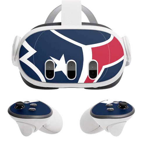 NFL Houston Texans Large Logo Meta Quest 3 Skin