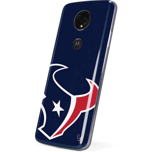 NFL Houston Texans Large Logo Moto E5 Plus Skin
