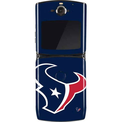 NFL Houston Texans Large Logo Motorola RAZR Skin