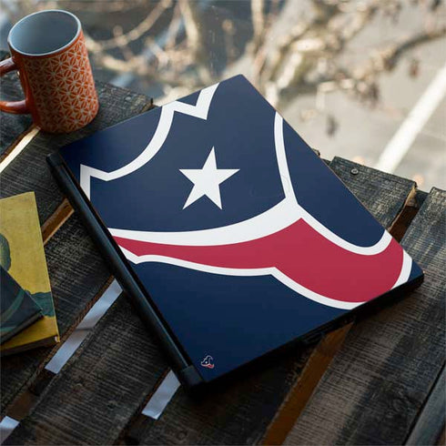 NFL Houston Texans Large Logo MSI GS65 Stealth Laptop Skin