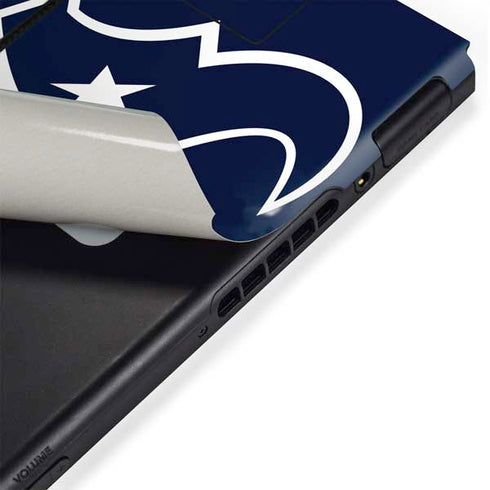 NFL Houston Texans Large Logo Nintendo Switch Bundle Skin