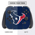 NFL Houston Texans Large Logo Nintendo Switch Bundle Skin