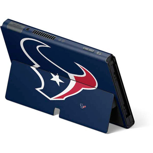 NFL Houston Texans Large Logo Nintendo Switch OLED (2021) Skin
