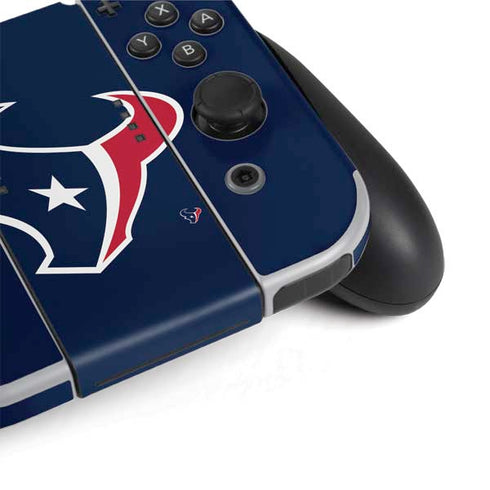 NFL Houston Texans Large Logo Nintendo Switch OLED (2021) Skin