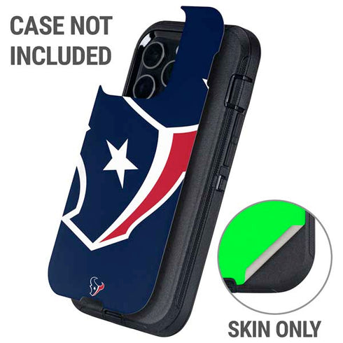 NFL Houston Texans Large Logo Otterbox Defender iPhone Skin