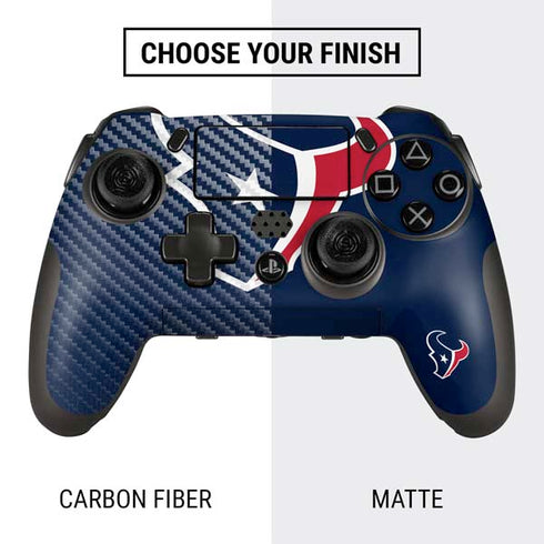 NFL Houston Texans Large Logo PlayStation Scuf Vantage 2 Controller Skin