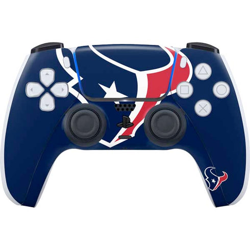NFL Houston Texans Large Logo PS5 Controller Skin