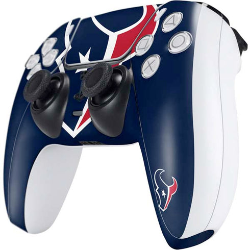 NFL Houston Texans Large Logo PS5 Controller Skin