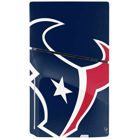 NFL Houston Texans Large Logo PS5 Slim Disk Console Skin