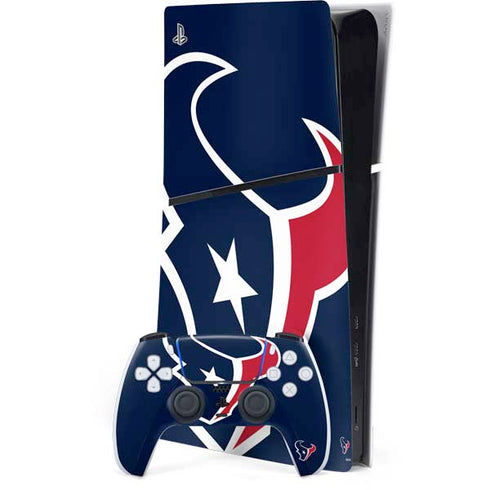 NFL Houston Texans Large Logo PS5 Slim Digital Edition Console Skin