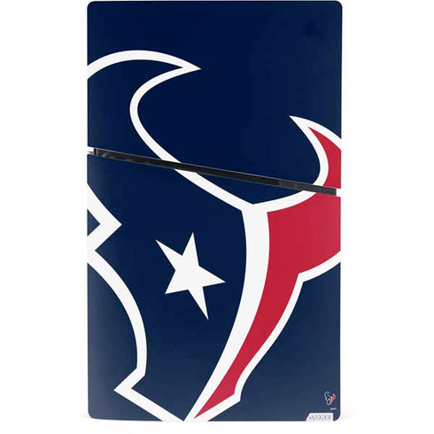 NFL Houston Texans Large Logo PS5 Slim Digital Edition Console Skin