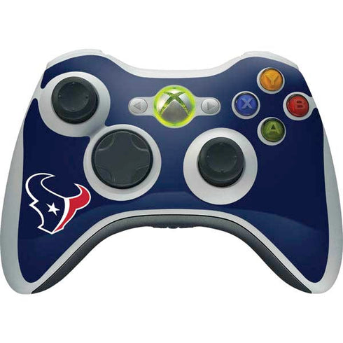 NFL Houston Texans Large Logo Xbox 360 Wireless Controller Skin