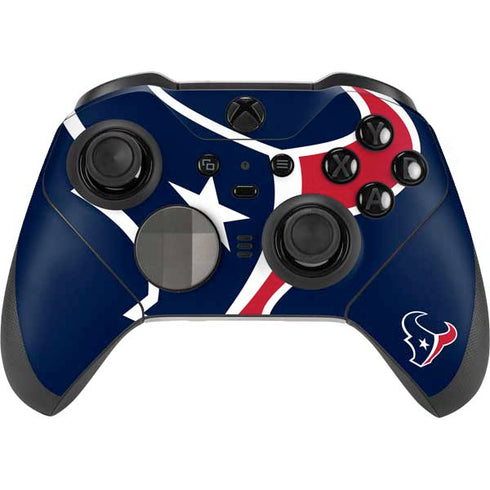 NFL Houston Texans Large Logo Xbox Elite Wireless Controller Series 2 Skin
