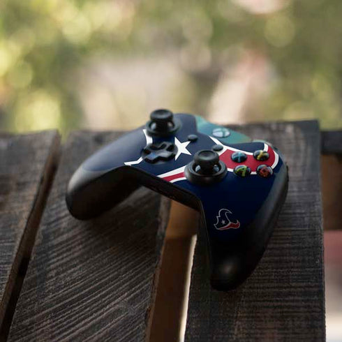 NFL Houston Texans Large Logo Xbox One Controller Skin