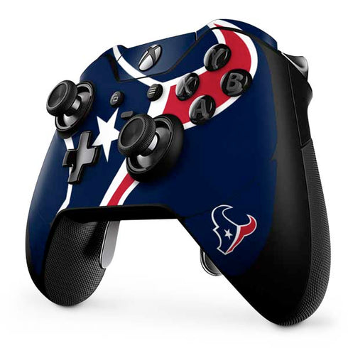 NFL Houston Texans Large Logo Xbox One Elite Controller Skin