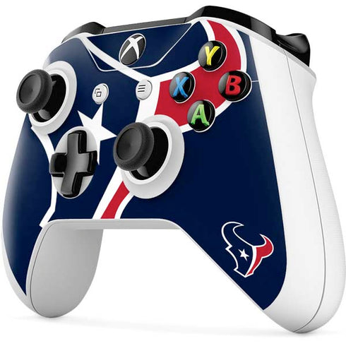 NFL Houston Texans Large Logo Xbox One S Controller Skin