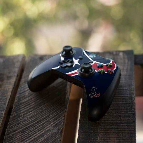 NFL Houston Texans Large Logo Xbox One S Controller Skin