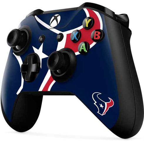 NFL Houston Texans Large Logo Xbox One X Controller Skin