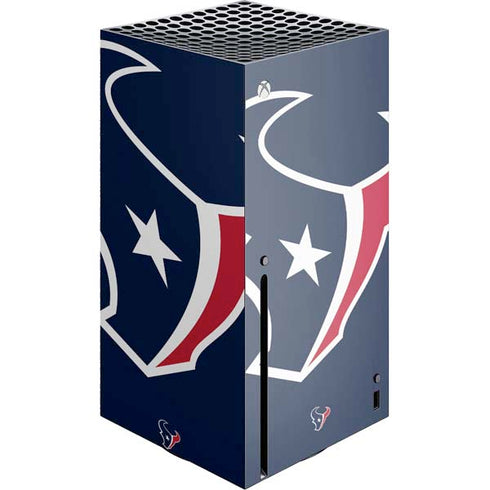 NFL Houston Texans Large Logo Xbox Series X Console Skin