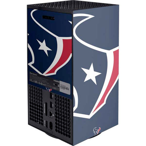 NFL Houston Texans Large Logo Xbox Series X Console Skin