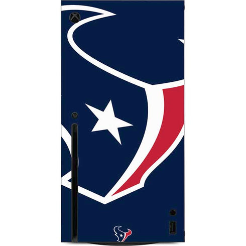 NFL Houston Texans Large Logo Xbox Series X Console Skin