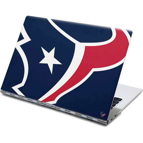NFL Houston Texans Large Logo Yoga 910 2-in-1 14in Touch-Screen Skin