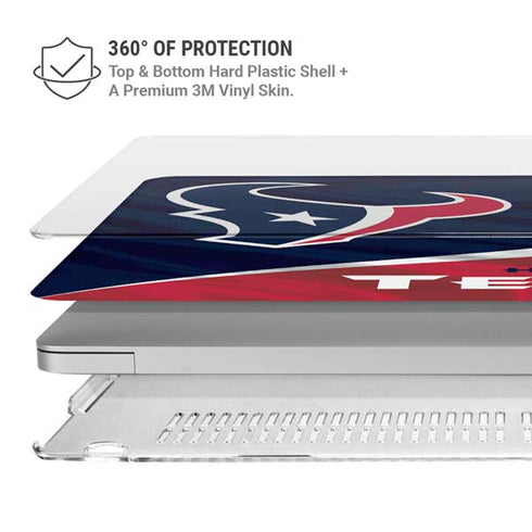 NFL Houston Texans MacBook Air 15in (2023-2025) Case plus Skin