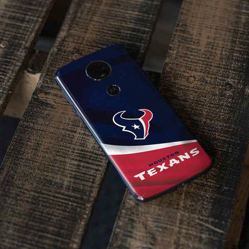 NFL Houston Texans Moto E5 Plus Skin