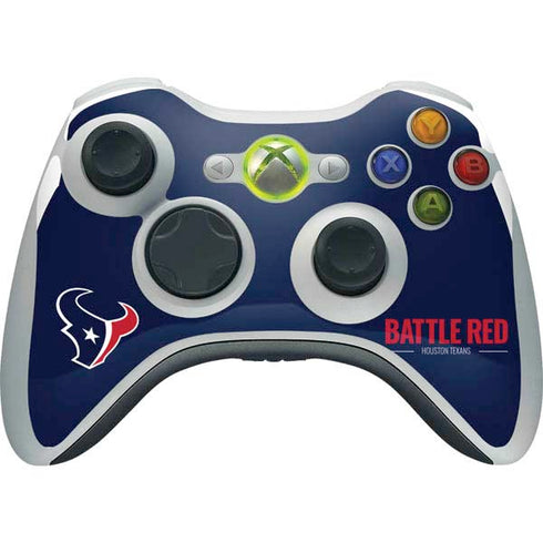 NFL Houston Texans Team Motto Xbox 360 Wireless Controller Skin