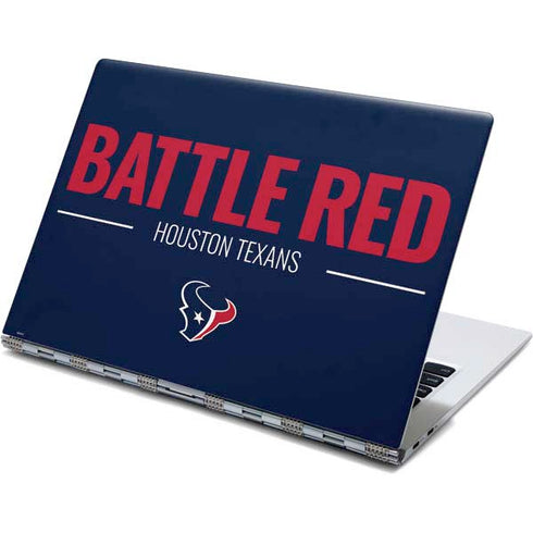NFL Houston Texans Team Motto Yoga 910 2-in-1 14in Touch-Screen Skin