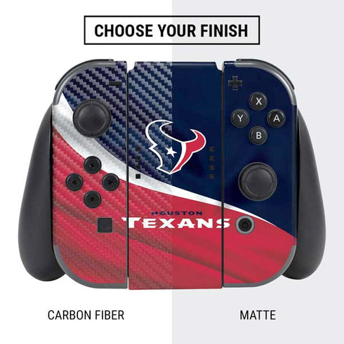 NFL Houston Texans Nintendo Switch Bundle Skin