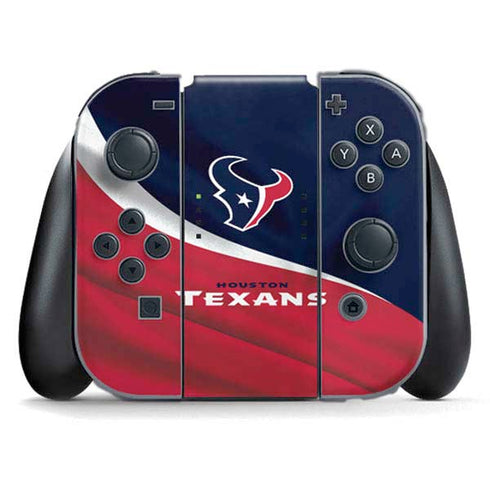 NFL Houston Texans Nintendo Switch (2017-2021) Joy-Con Controller Skin