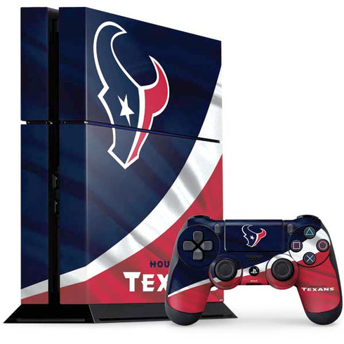 NFL Houston Texans PS4 Console and Controller Bundle Skin