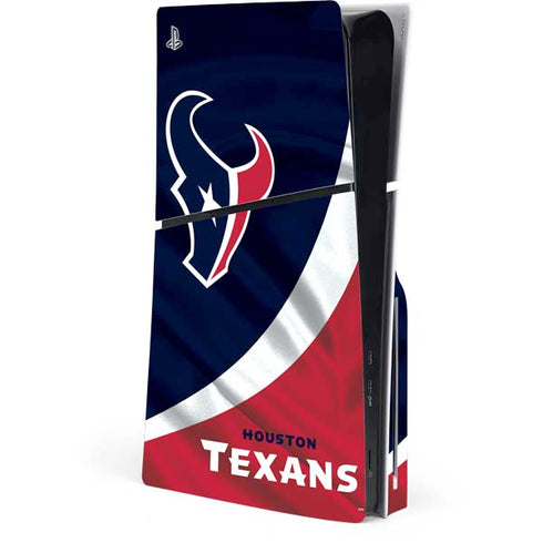 NFL Houston Texans PS5 Slim Disk Console Skin
