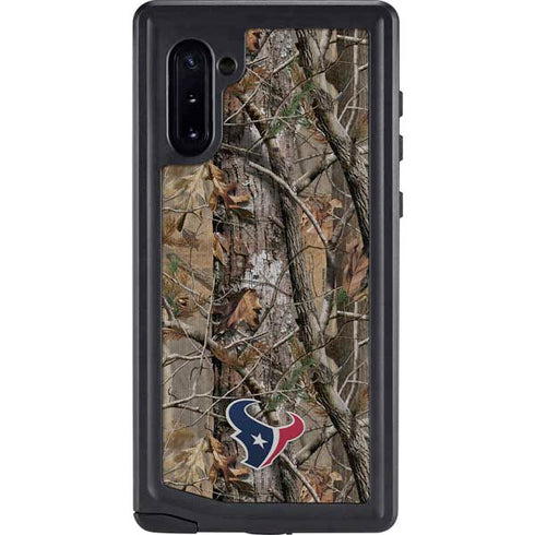 NFL Houston Texans Realtree AP Camo Galaxy Note 10 Waterproof Case