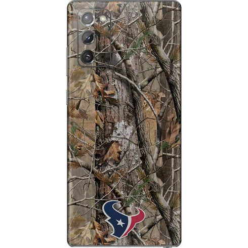 NFL Houston Texans Realtree AP Camo Galaxy Note20 5G Skin