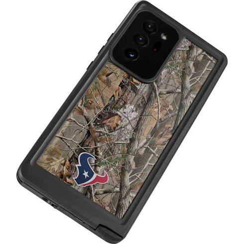 NFL Houston Texans Realtree AP Camo Galaxy Note20 Ultra 5G Waterproof Case