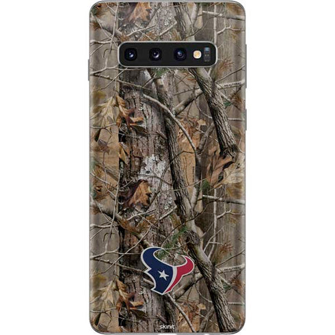 NFL Houston Texans Realtree AP Camo Galaxy S10 Skin