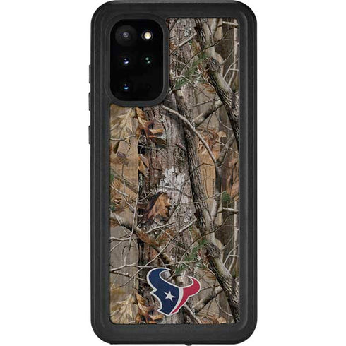 NFL Houston Texans Realtree AP Camo Galaxy S20 Plus Waterproof Case