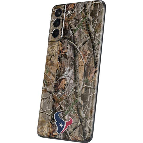 NFL Houston Texans Realtree AP Camo Galaxy S21 Plus 5G Skin